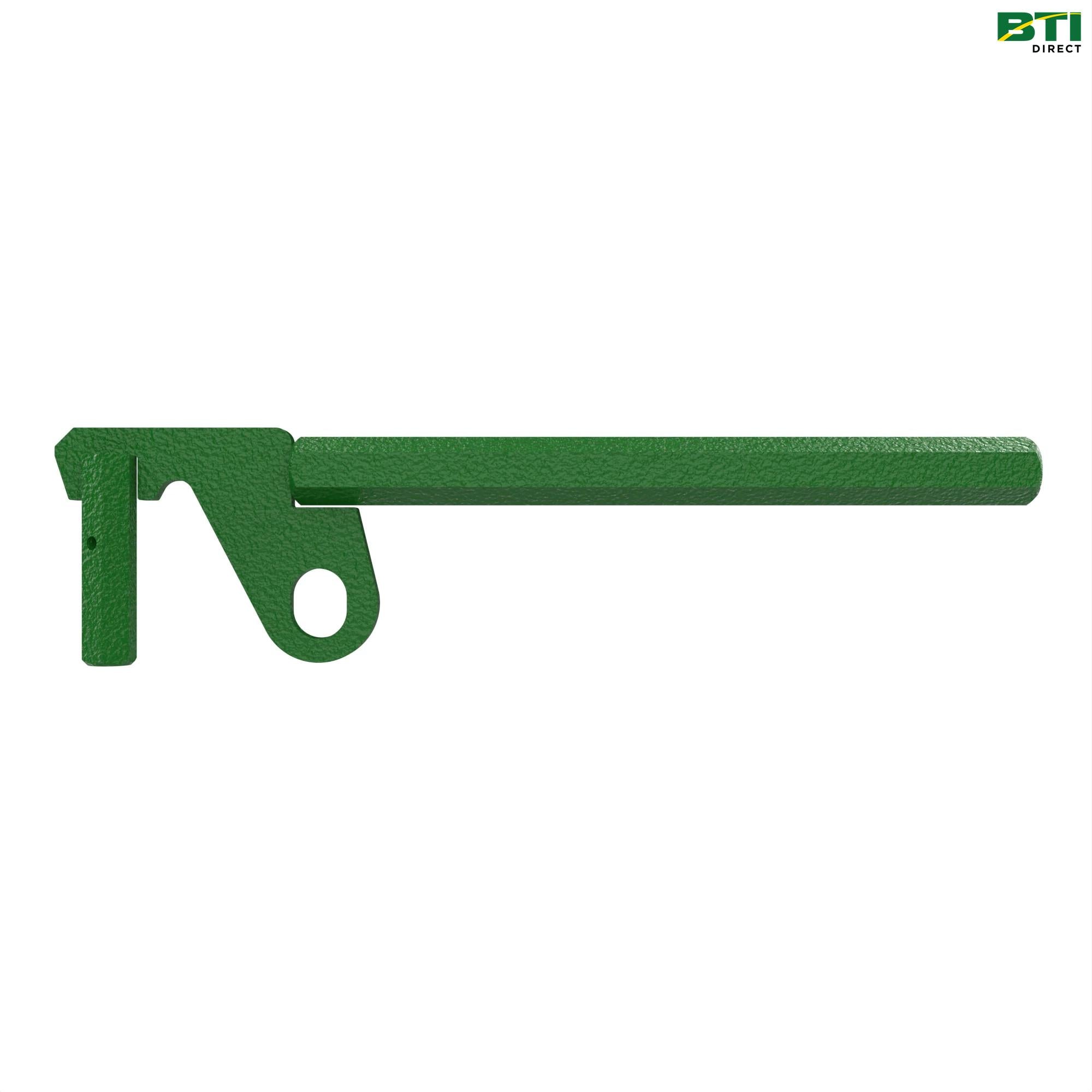 AXE11055: Front Draper Belt Tensioner Shaft, Right Side