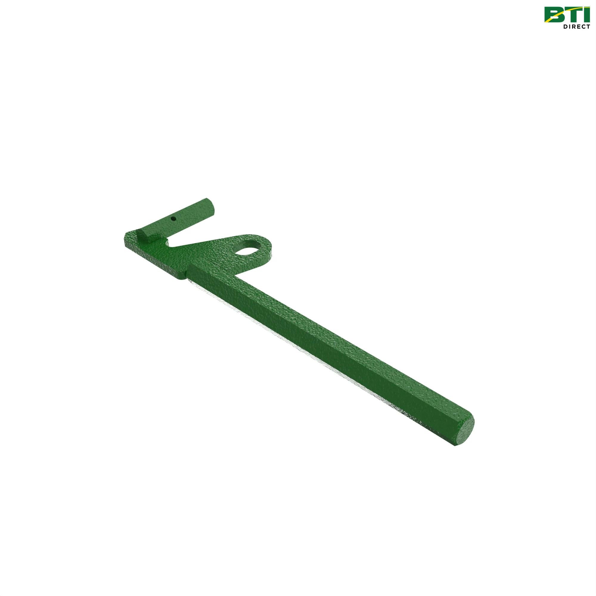 AXE11056: Front Draper Belt Tensioner Shaft, Left Side