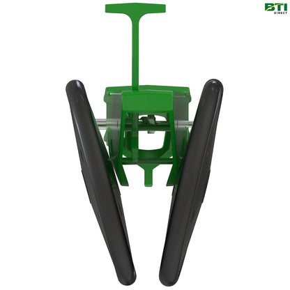 BA28966: Closing System, Rubber Tire Wheels and Wheel Arm Attachment, Single Row