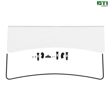 BM25993: Abrasion-Resistant Poly Half Windshield