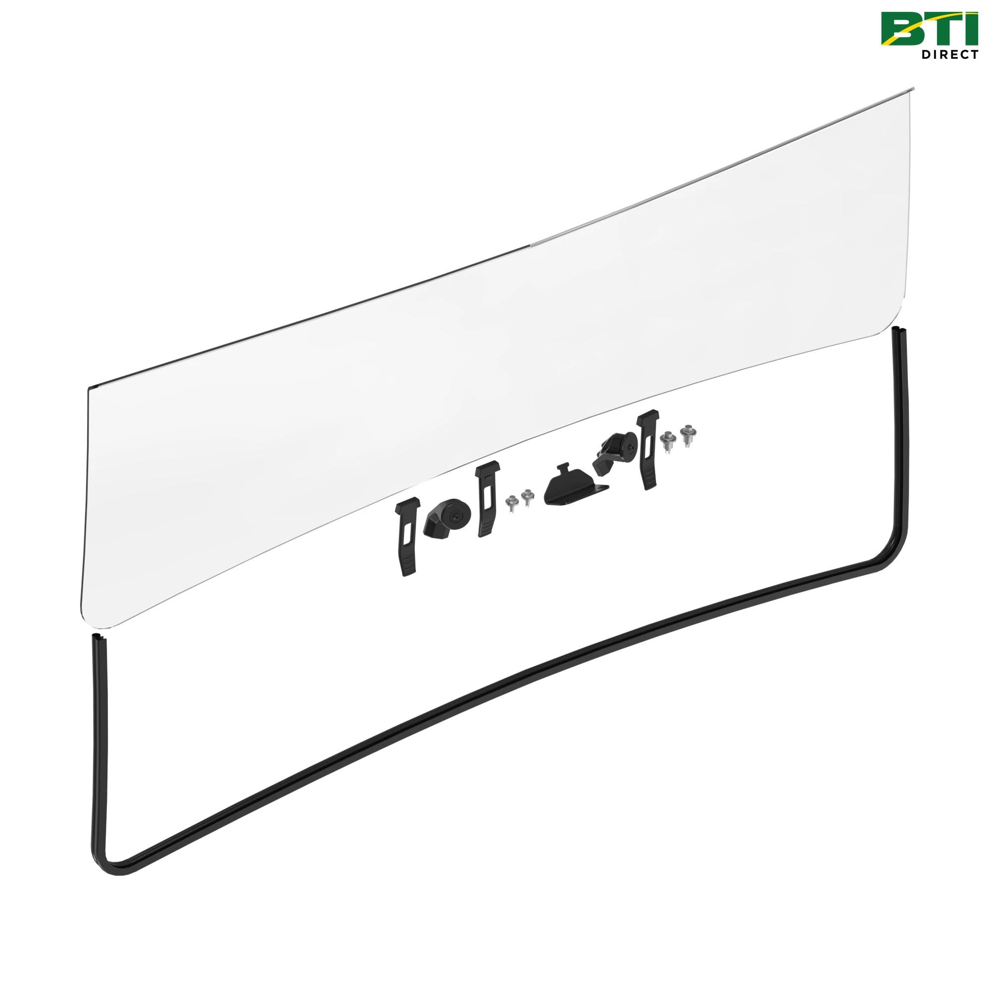 BM25993: Abrasion-Resistant Poly Half Windshield