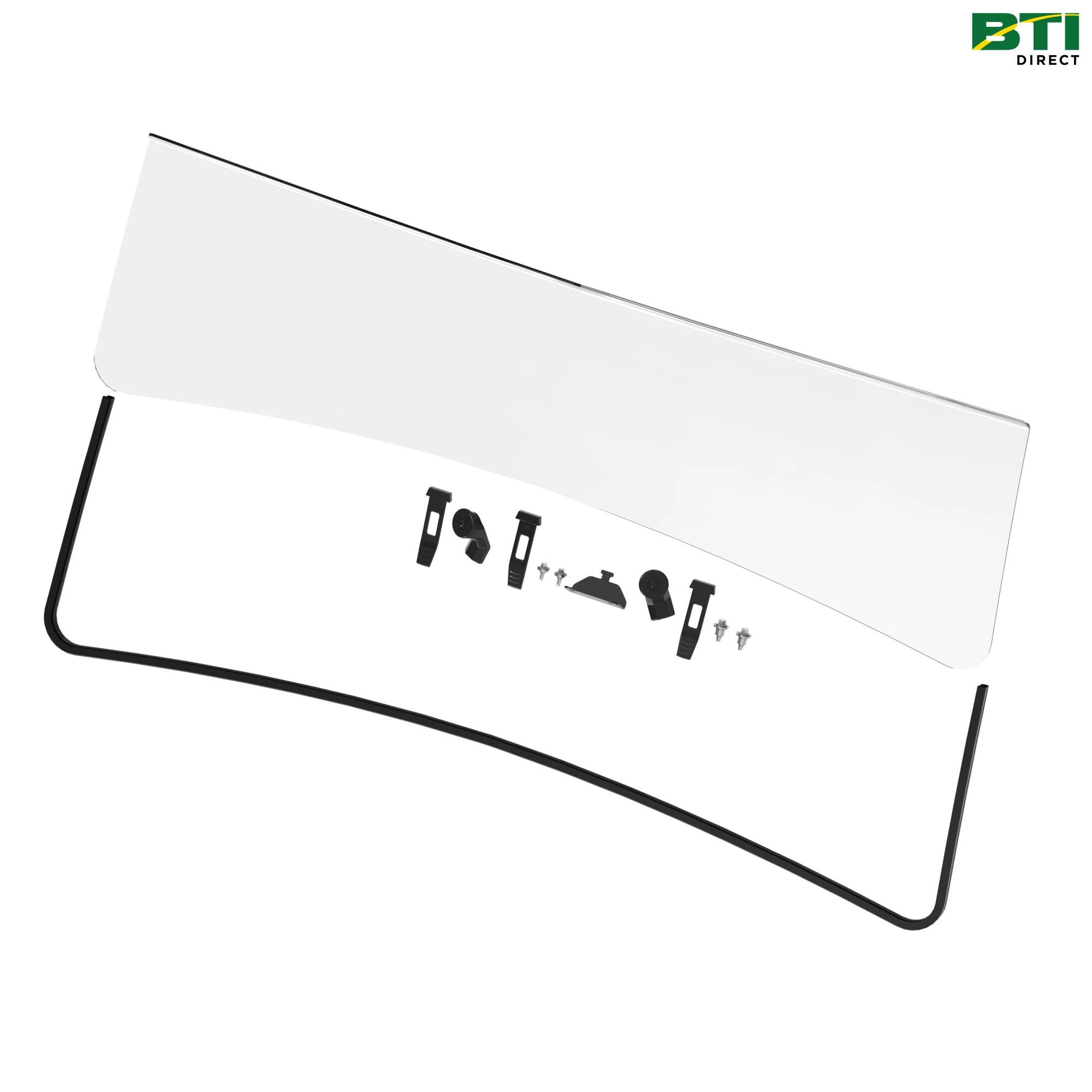 BM25993: Abrasion-Resistant Poly Half Windshield