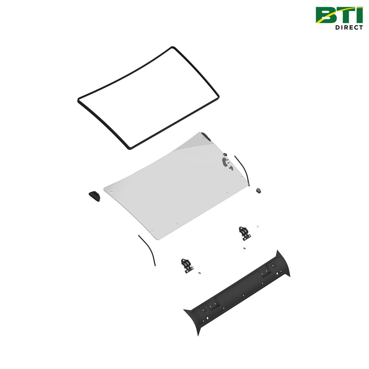 BUC10574: Abrasion-Resistant Polycarbonate Full Windshield