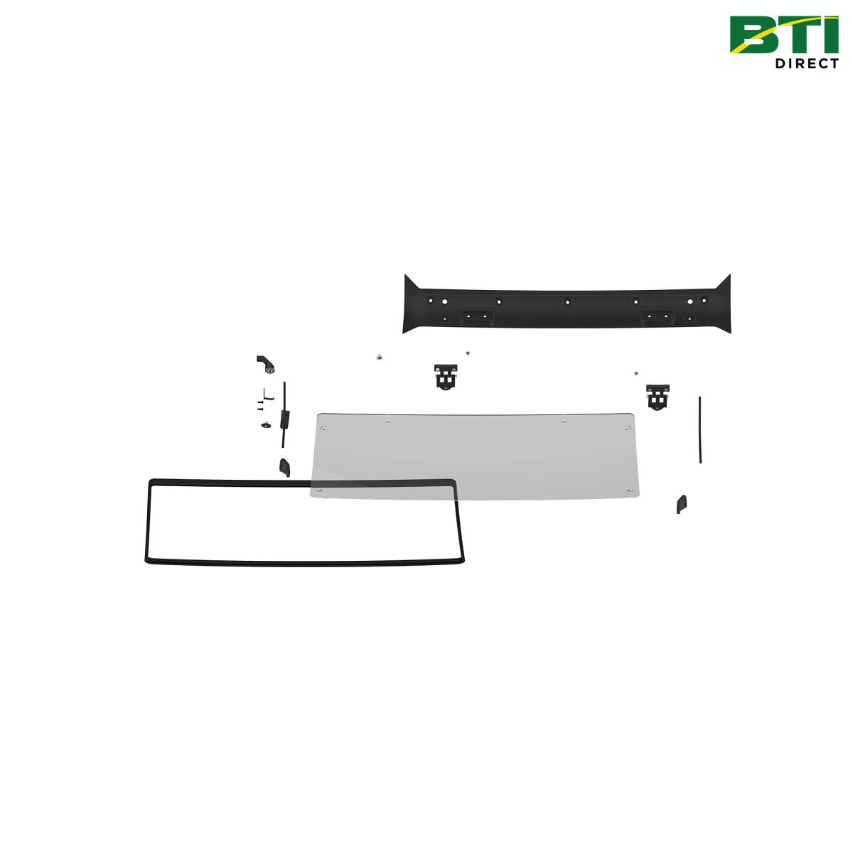 BUC10574: Abrasion-Resistant Polycarbonate Full Windshield
