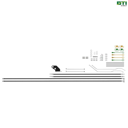BW16138: Three Function Hydraulic Line and Hose Attachment