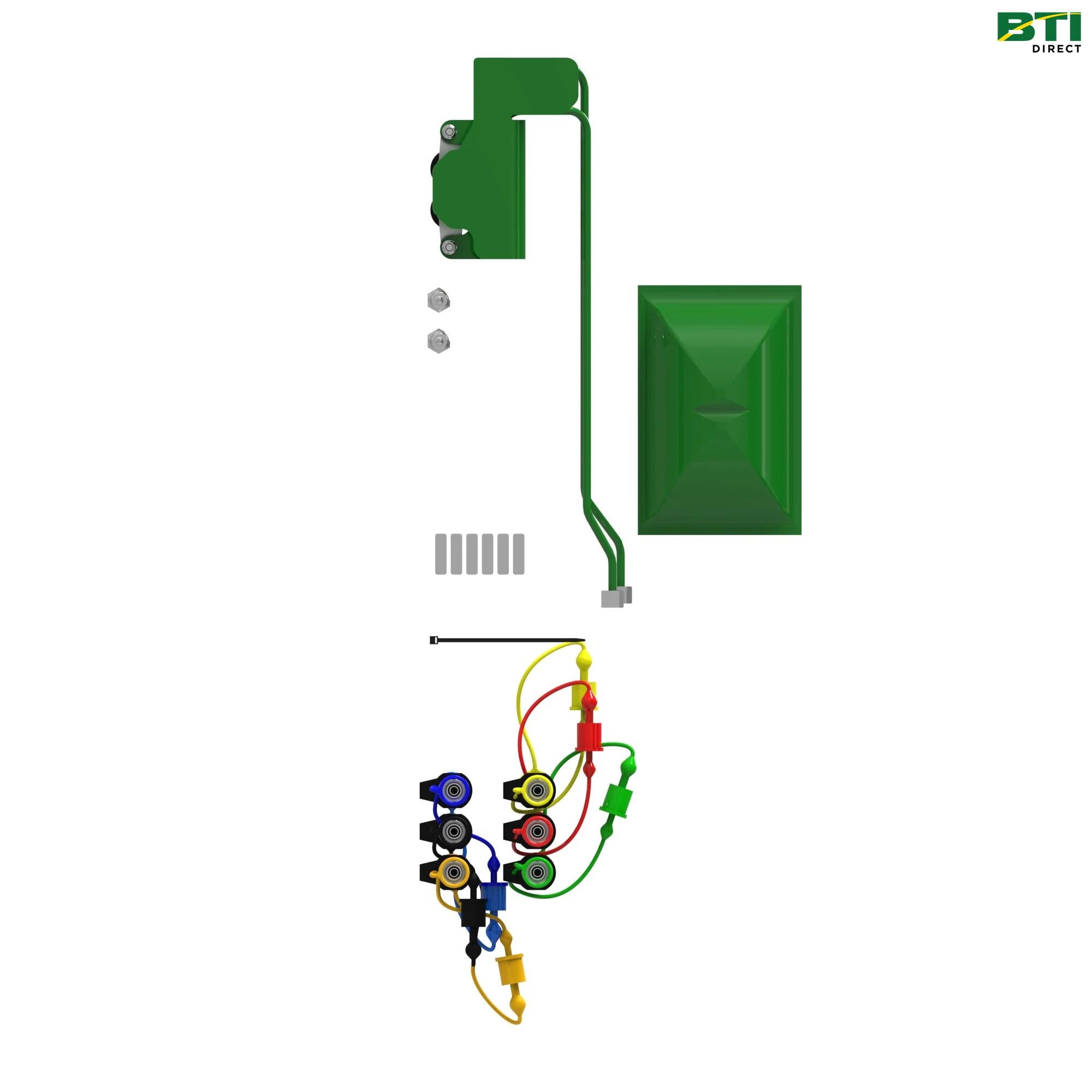 BW16390: 3-Function Hose, Hydraulic Quick Connect Coupler Attachment