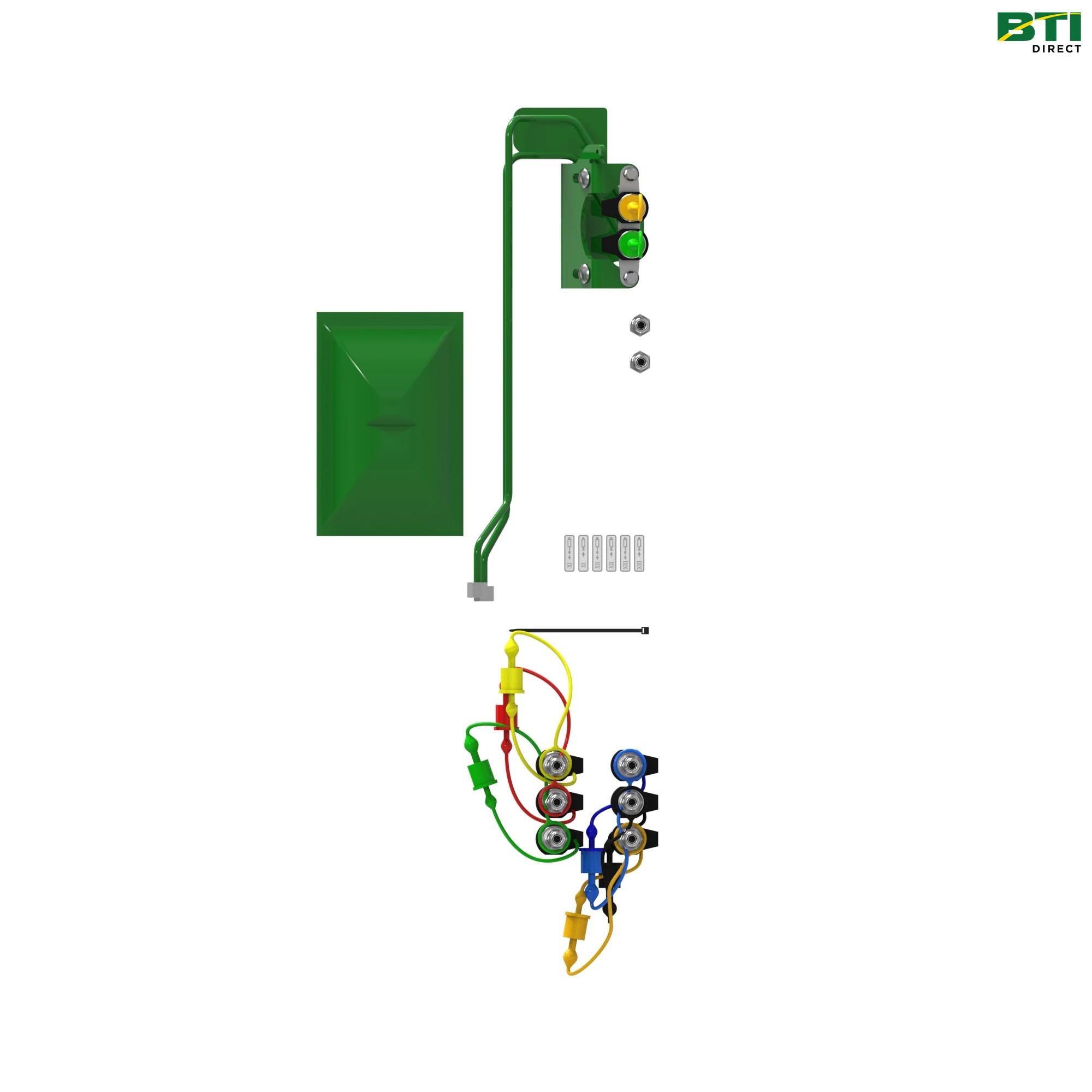 BW16390: 3-Function Hose, Hydraulic Quick Connect Coupler Attachment