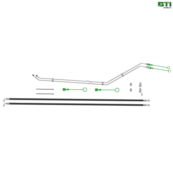 BW16414: Third-Function Hydraulic Line and Hose Attachment