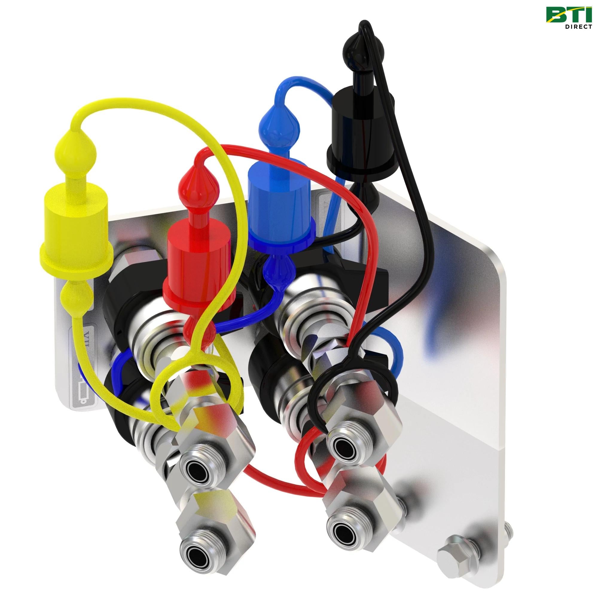 BXX10027: Two Function Hydraulic Quick-Connect Coupler and Bracket Attachment