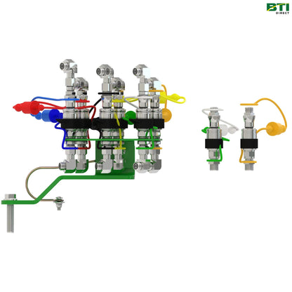 BXX10085: 3-Function Hydraulic Quick-Connect Coupler Attachment