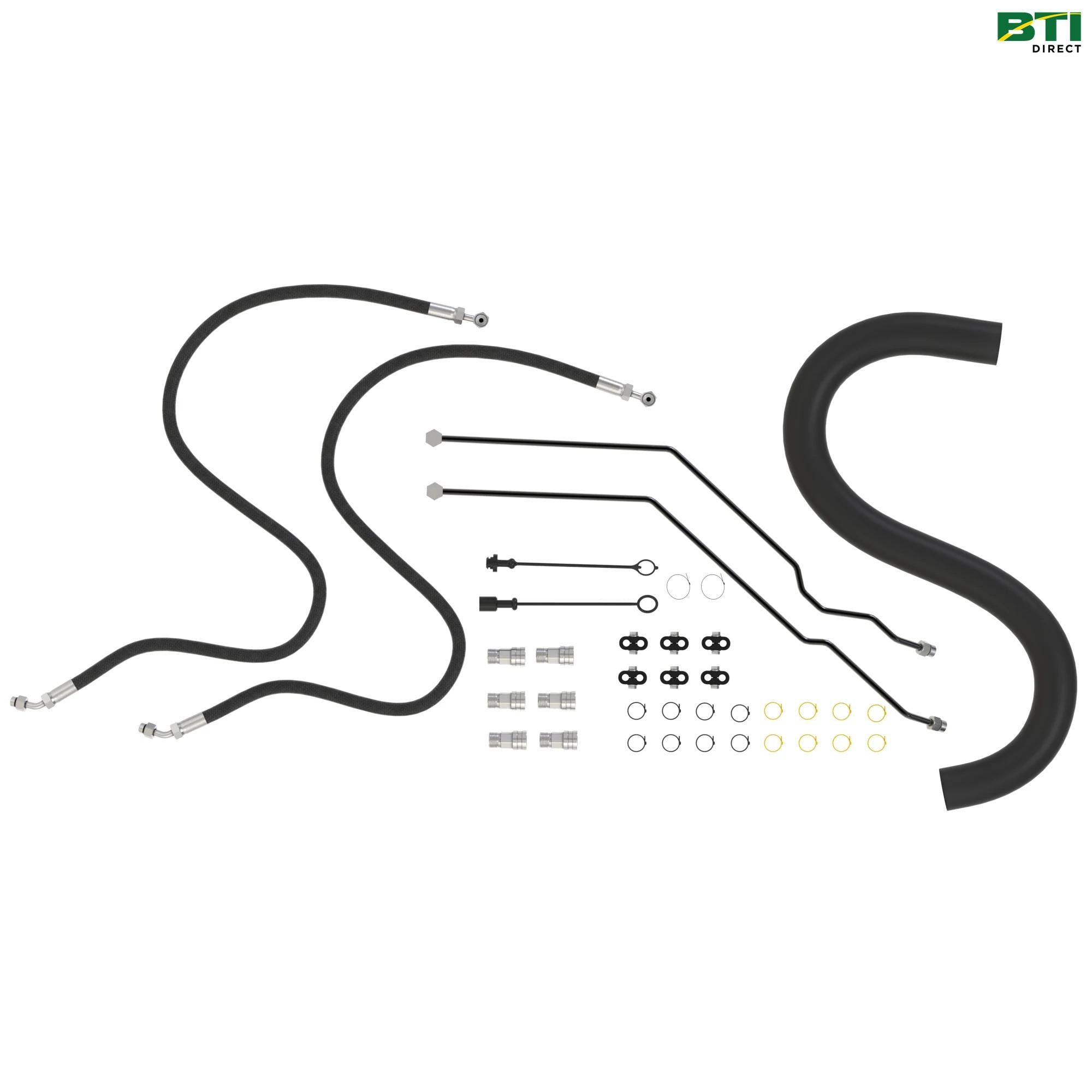 BXX10268: 3rd Function Hydraulic Hoses and Rigid Lines Attachment
