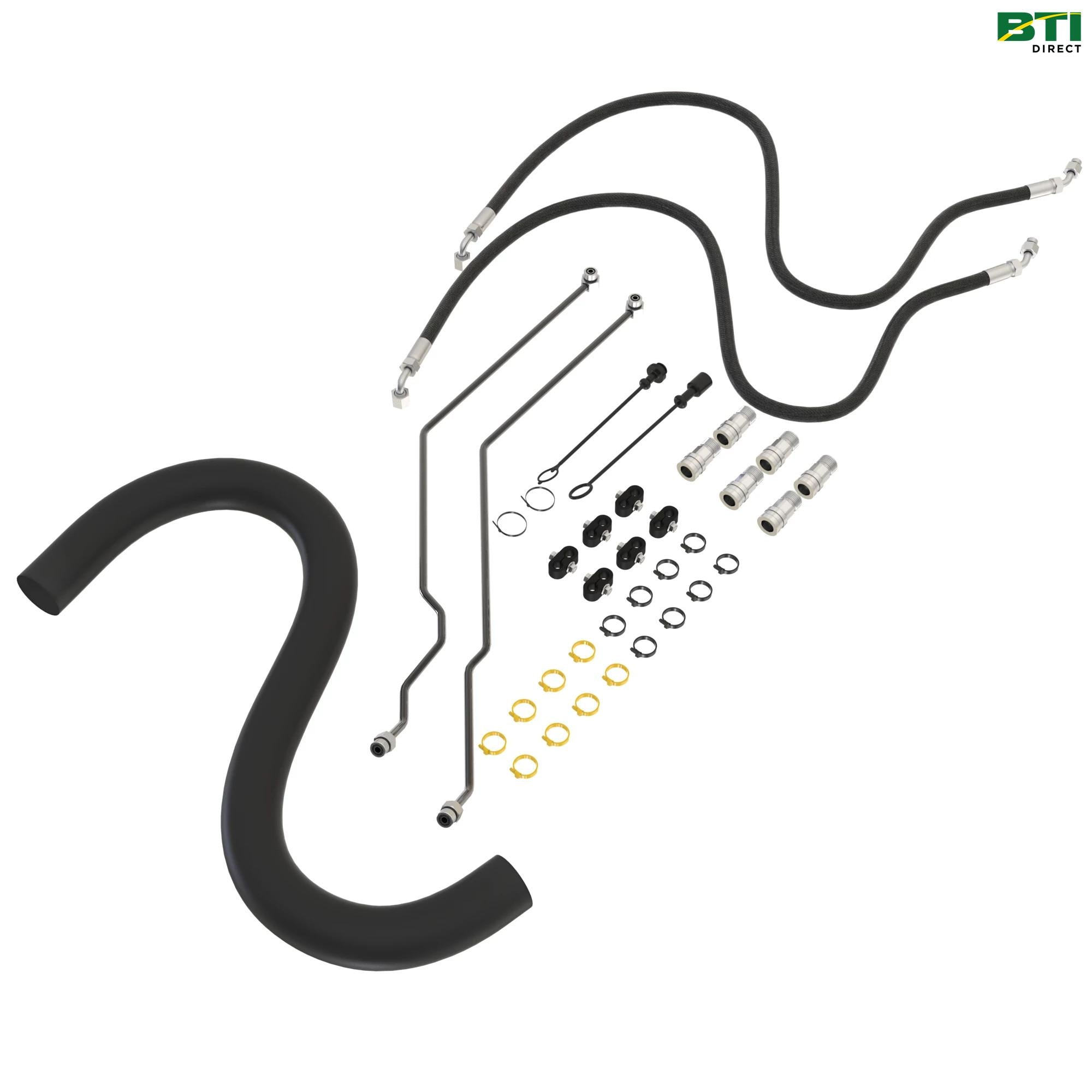 BXX10268: 3rd Function Hydraulic Hoses and Rigid Lines Attachment