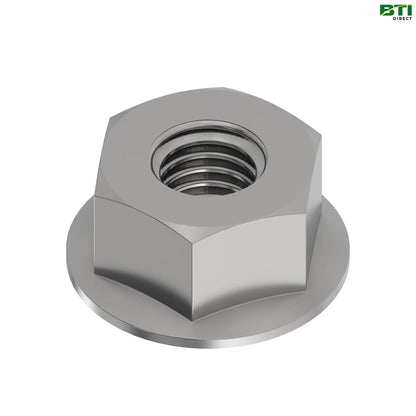 E55662: Hexagonal Flange Nut, 3/8"
