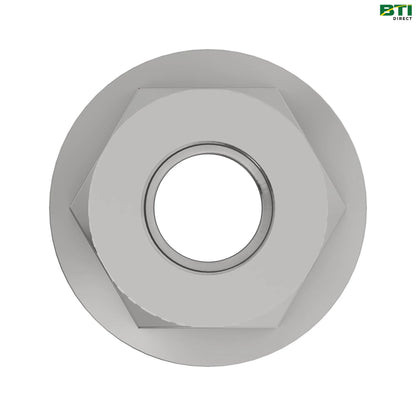 E55662: Hexagonal Flange Nut, 3/8"
