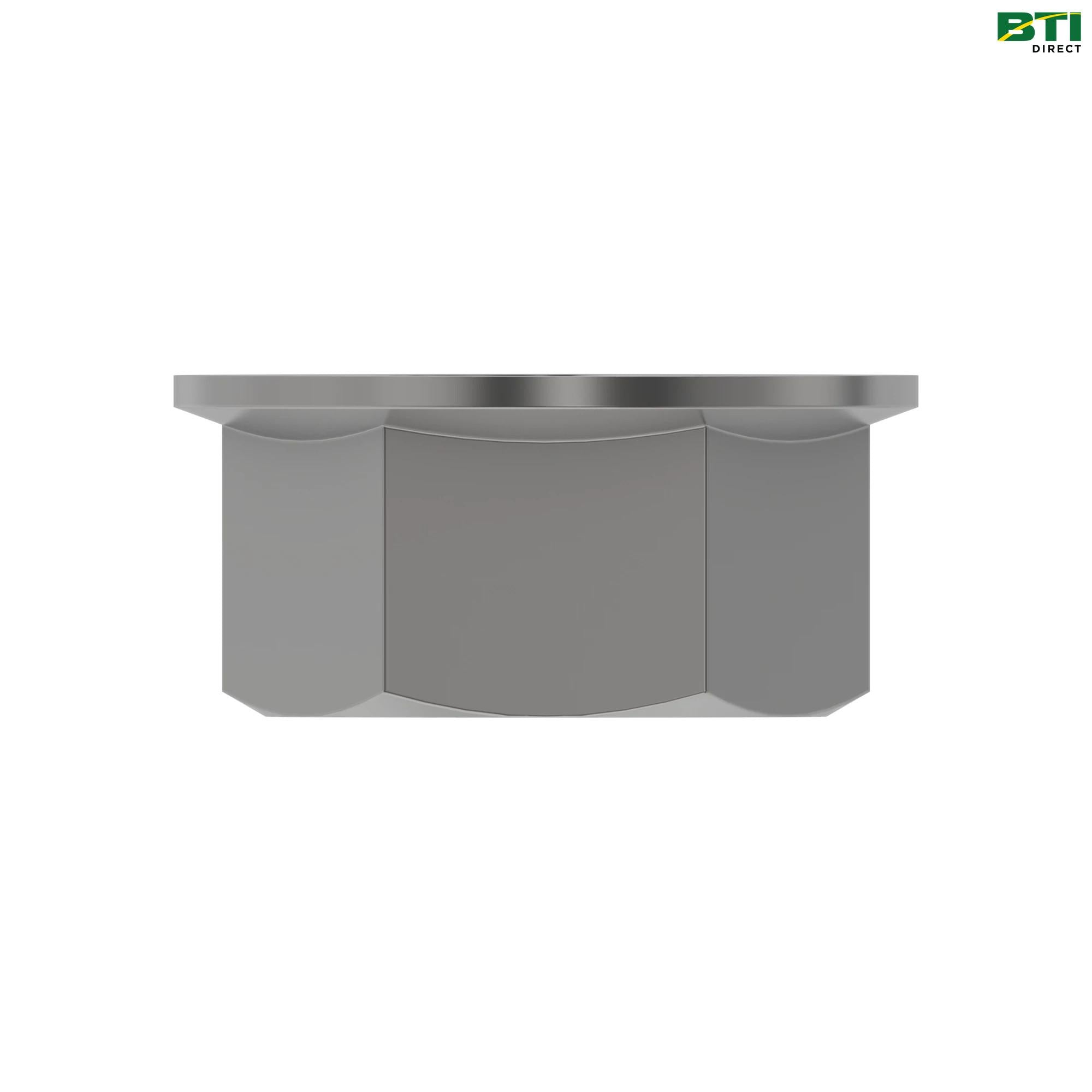 E55662: Hexagonal Flange Nut, 3/8"