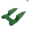 H145791: Green, Single Heat Treated Standard Double Knife Guard