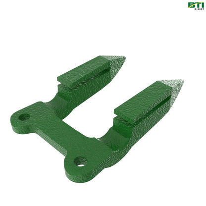 H153719: Single Heat Treated Standard Double Knife Guard, Green