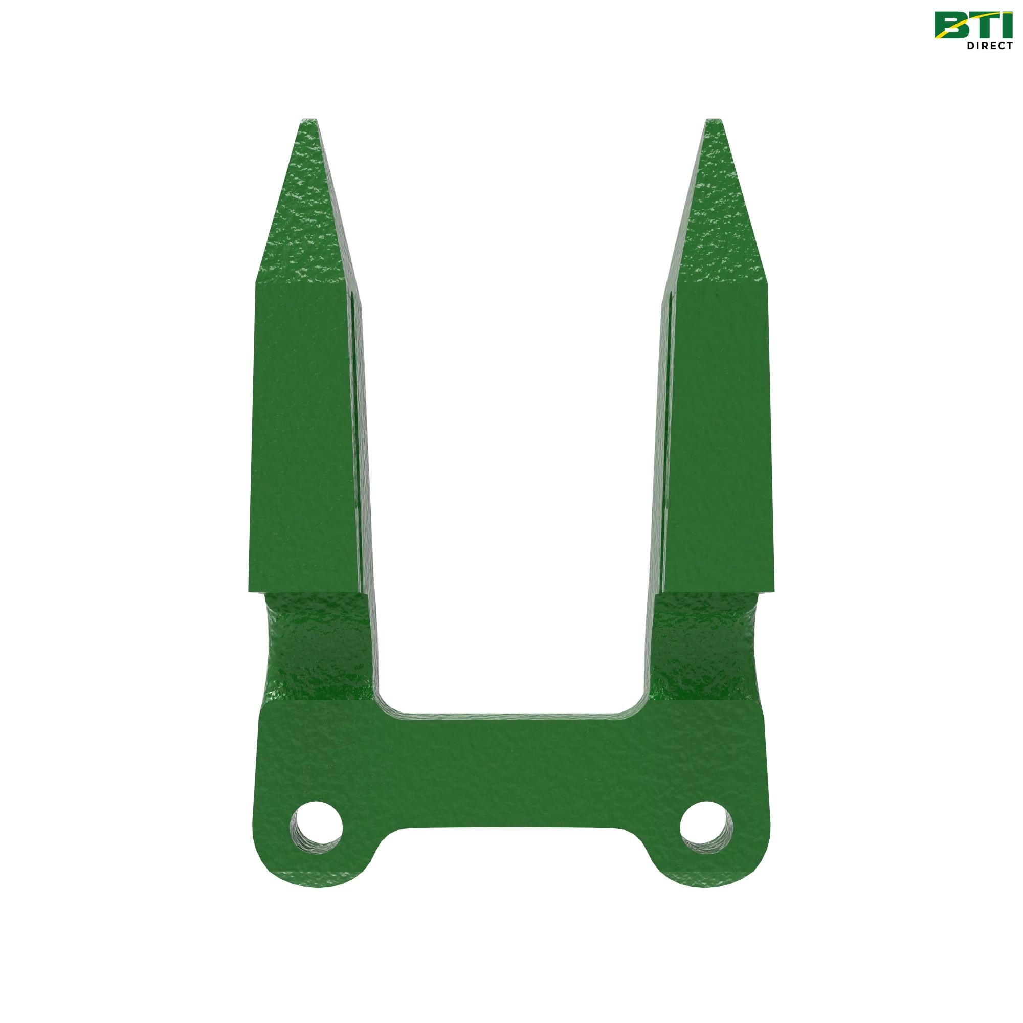 H153719: Single Heat Treated Standard Double Knife Guard, Green