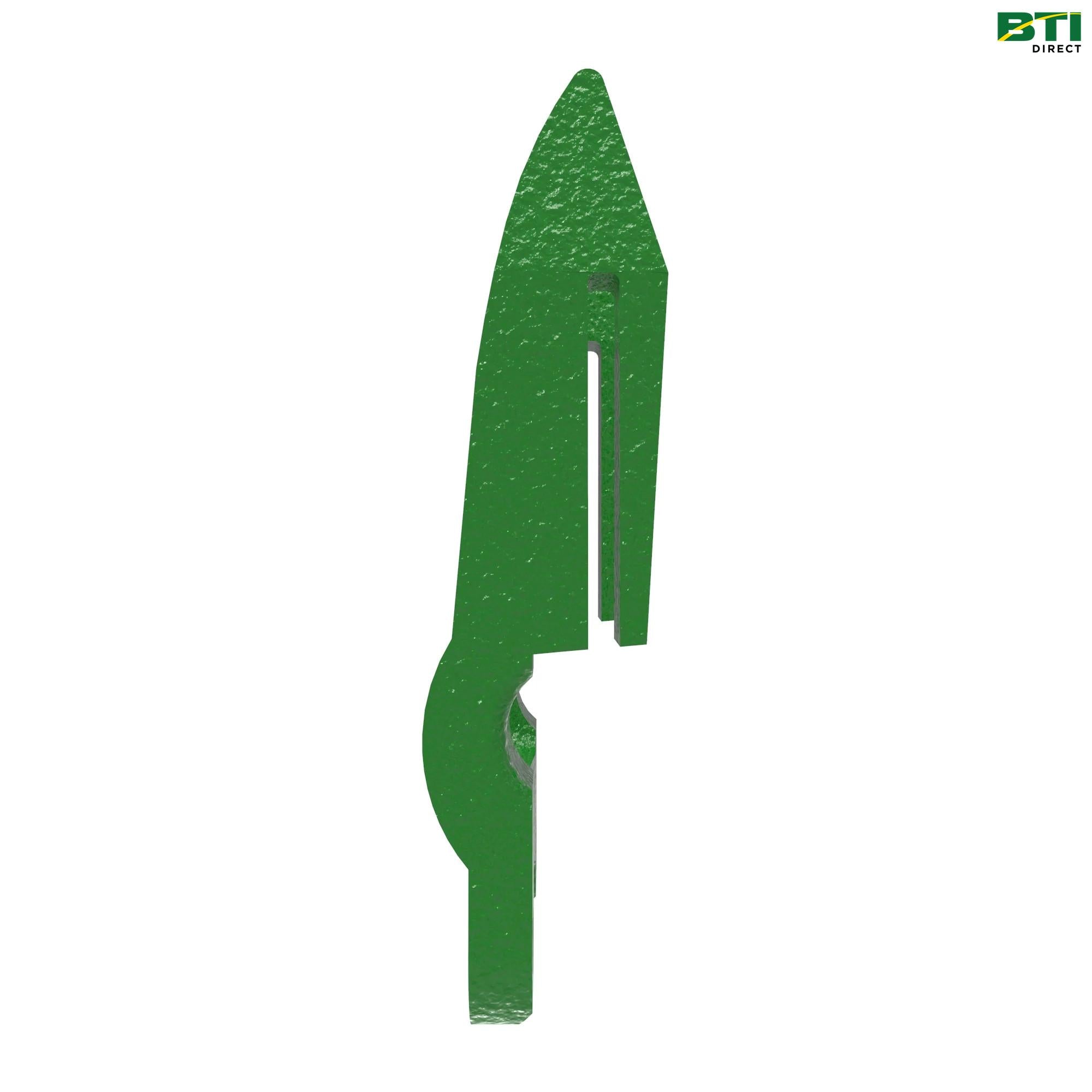 H153719: Single Heat Treated Standard Double Knife Guard, Green