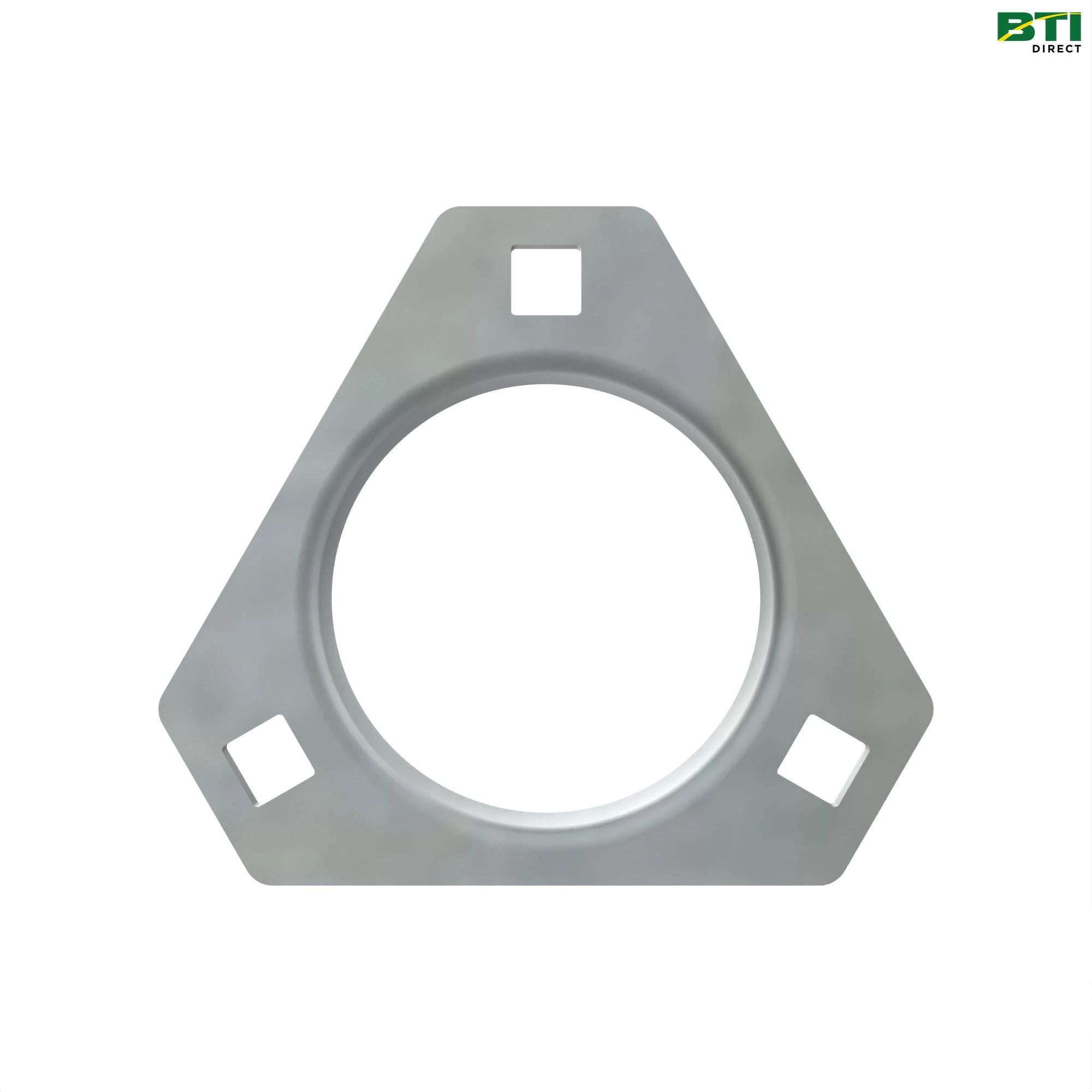 H161529: 3-Hole Flanged Bearing Housing
