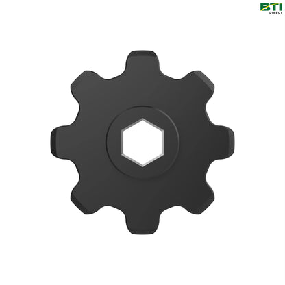 H85252: Upper Drive Gathering Chain Sprocket, 8 Teeth