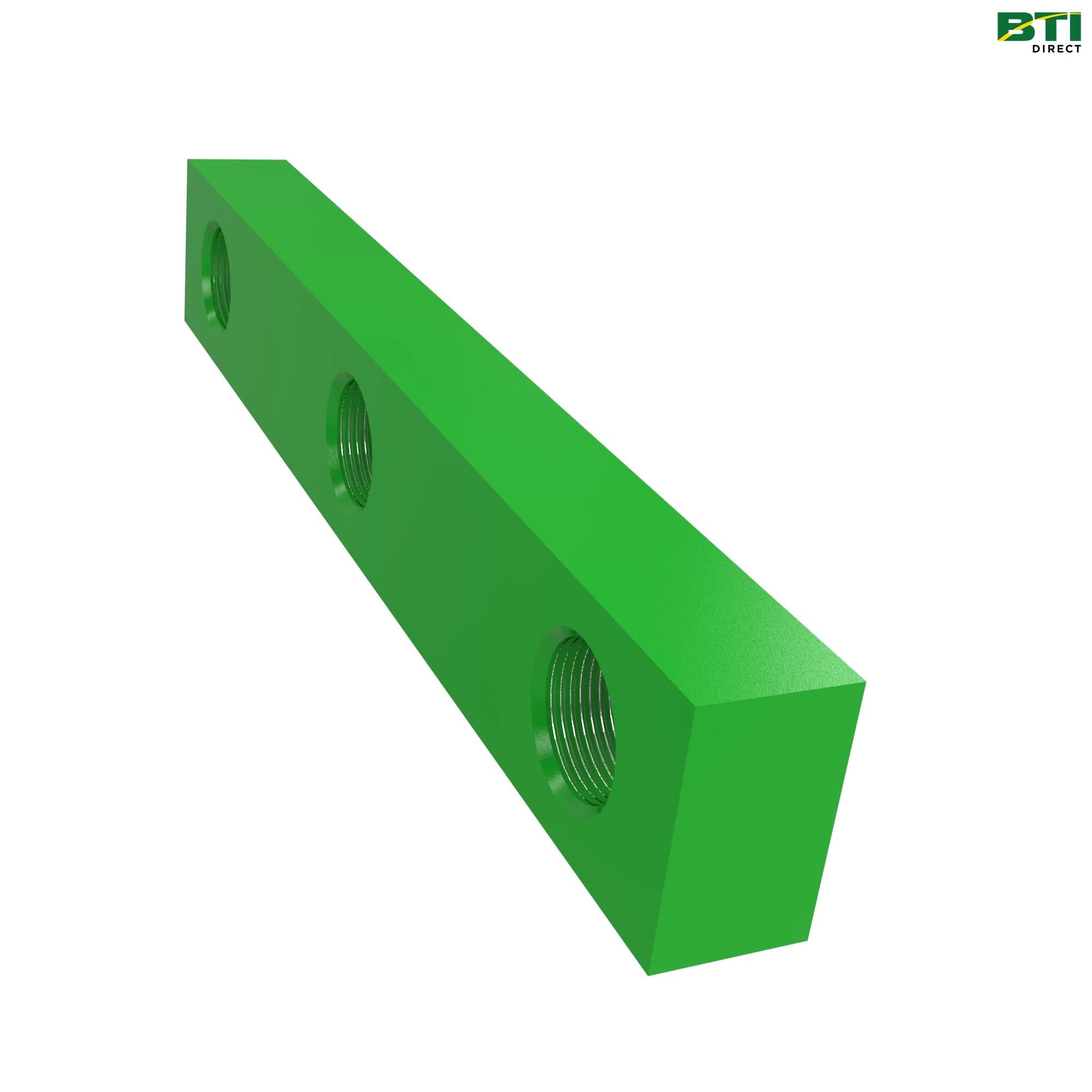HXE121393: Cutterhead Drum Knife Threaded Bar Plate