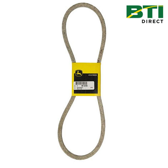 M118755: Mower Deck Drive V-Belt, Effective Length 1113 mm (43.8 inch)