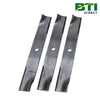 M135590: High Lift Mower Blades (Set of 3), 54 inch, Cut Length 133 mm (5.2 inch)