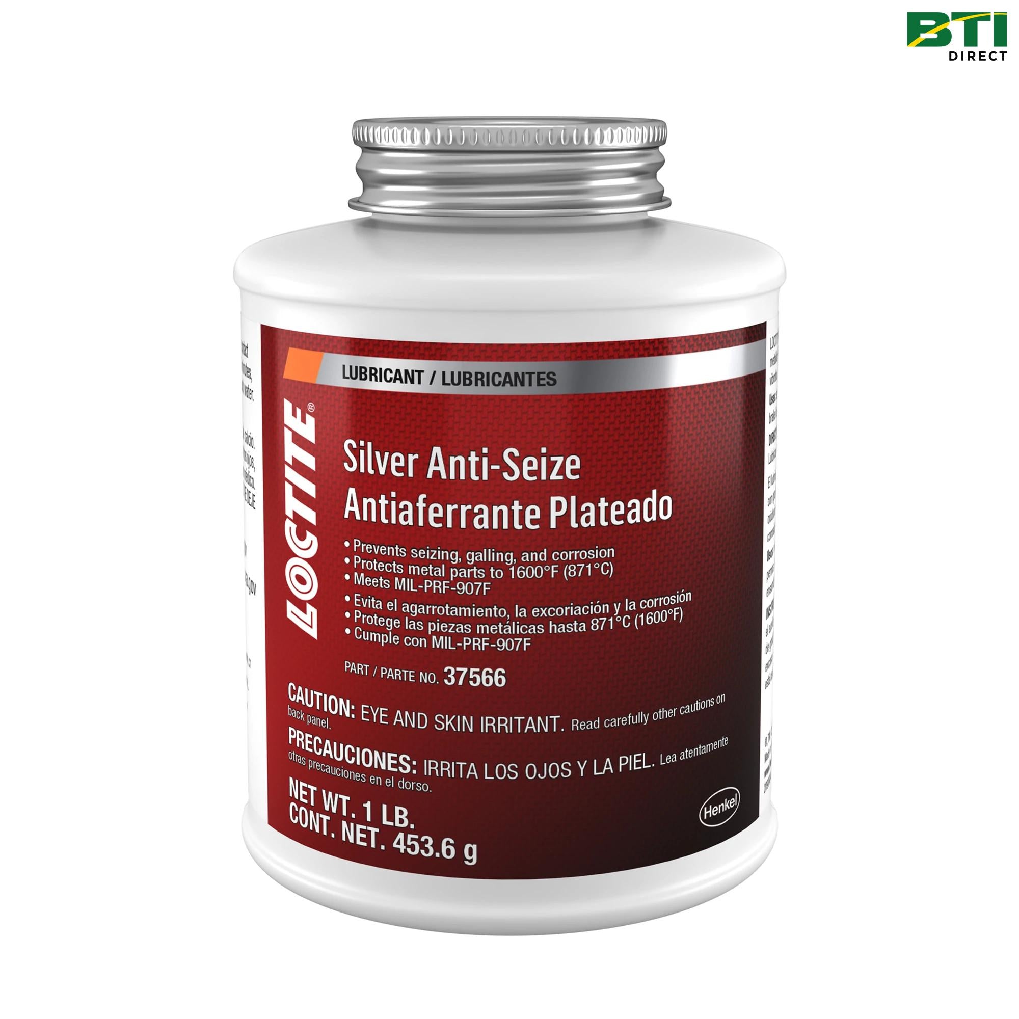 PM37566: LOCTITE® Silver Anti-Seize Lubricant, Brushtop Can 453.6 gram (16 Oz)