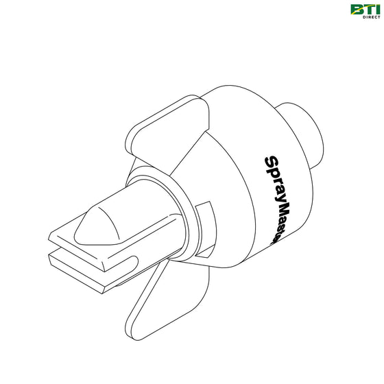 PSHFQ4008: High Flow Nozzle, 0.8 GPM, 3.2 LPM (Pack of 10)