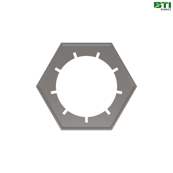 R44165: Hexagonal Stamped Self Locking Nut, M11