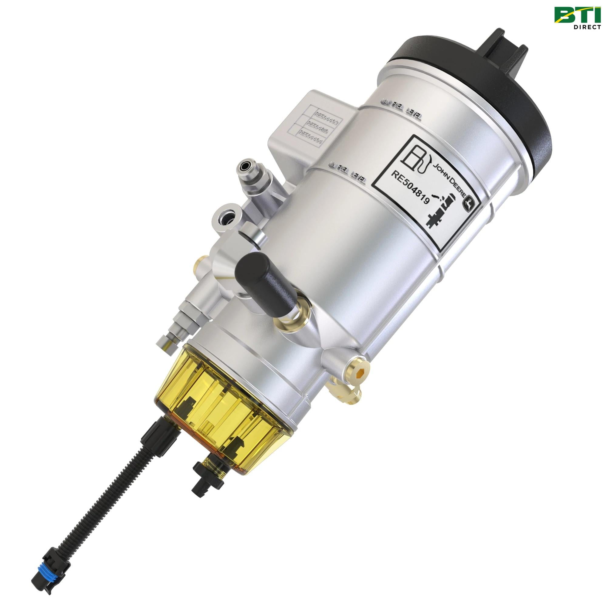 RE504819: Fuel Filter Assembly with Water In Fuel Sensor