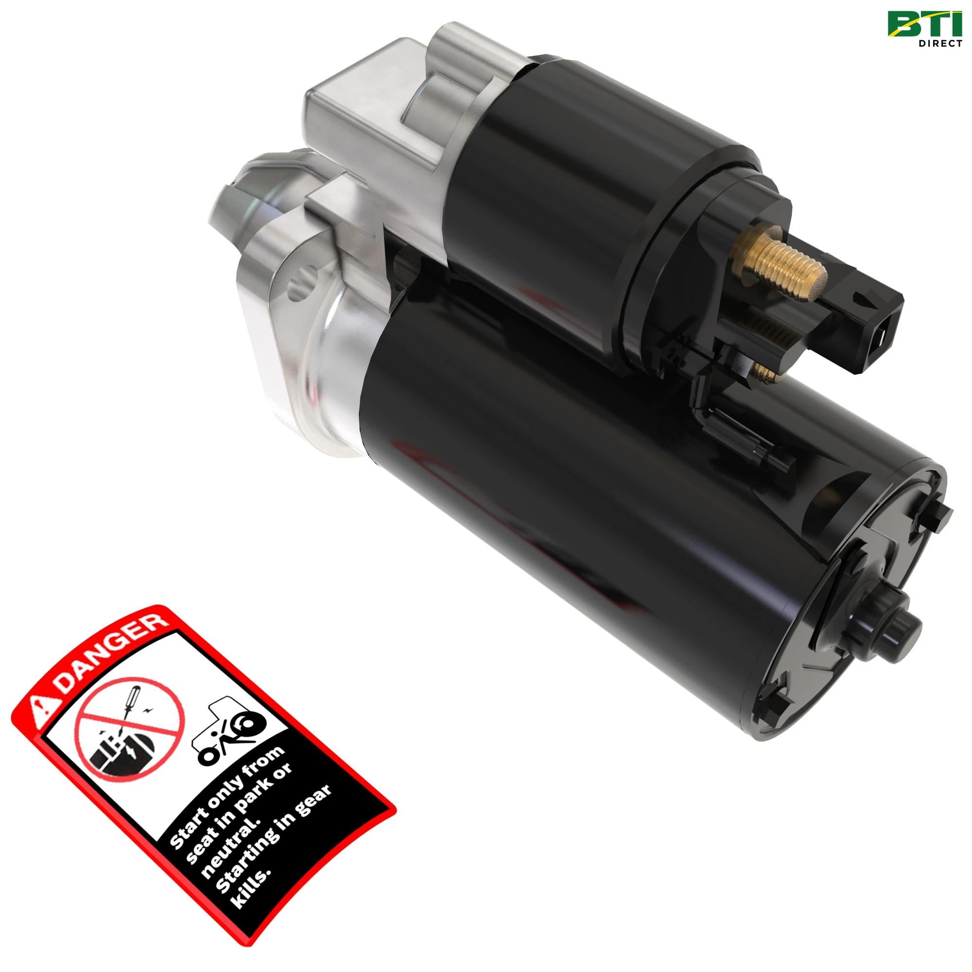 RE540304: Starter Motor, 12 Volts, 2.2 kW