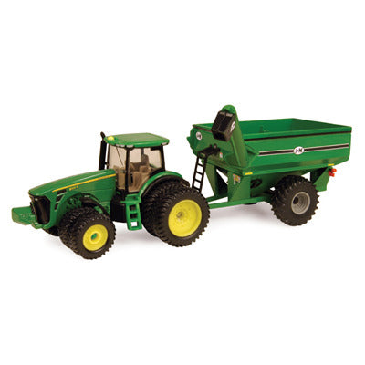 John Deere 8320R Tractor with Grain Cart (1/64 Scale)