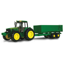  John Deere Big Farm Tractor & Wagon (1/16 Scale)