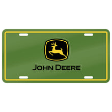  John Deere Stamped Aluminum License Plate